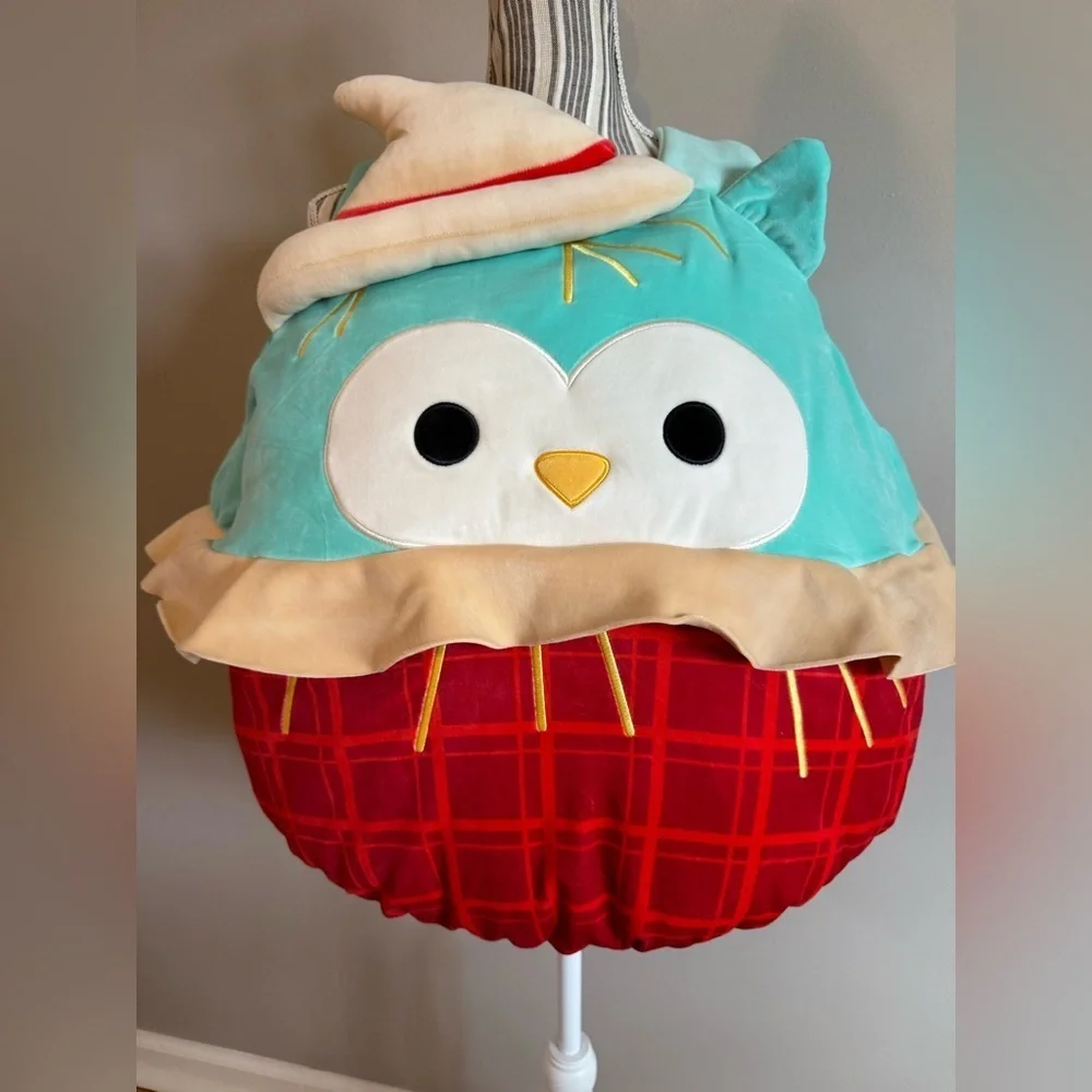 Squishmallows Winston Owl Kids Costume - Teal and Red